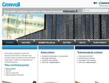 Tablet Screenshot of cronvall.fi